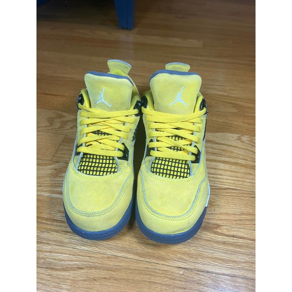 Nike Air Jordan 4 Retro PS 'Lightning' 2021 BQ7669-700 Youth Size 3Y - Picture 2 of 7